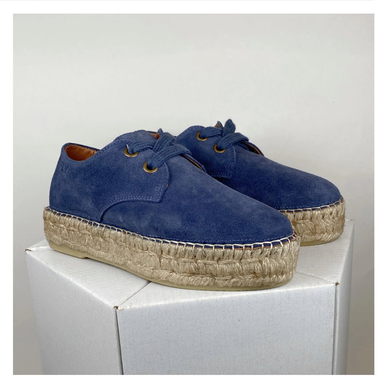 Fly London ‘Peth’ Platform Shoes - Jeans Blue