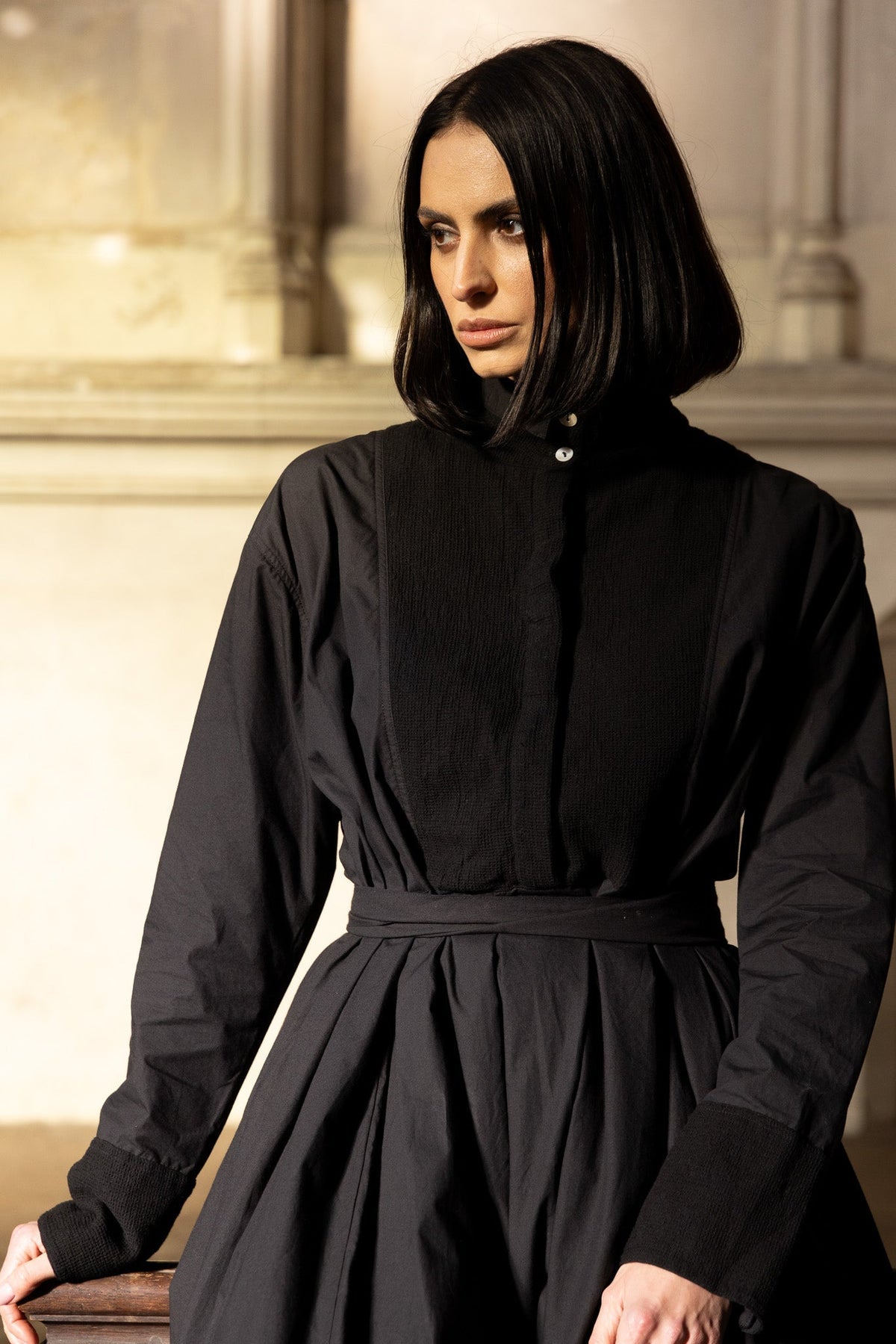 Meg By Design - Winifred Dress Cotton Poplin - Black