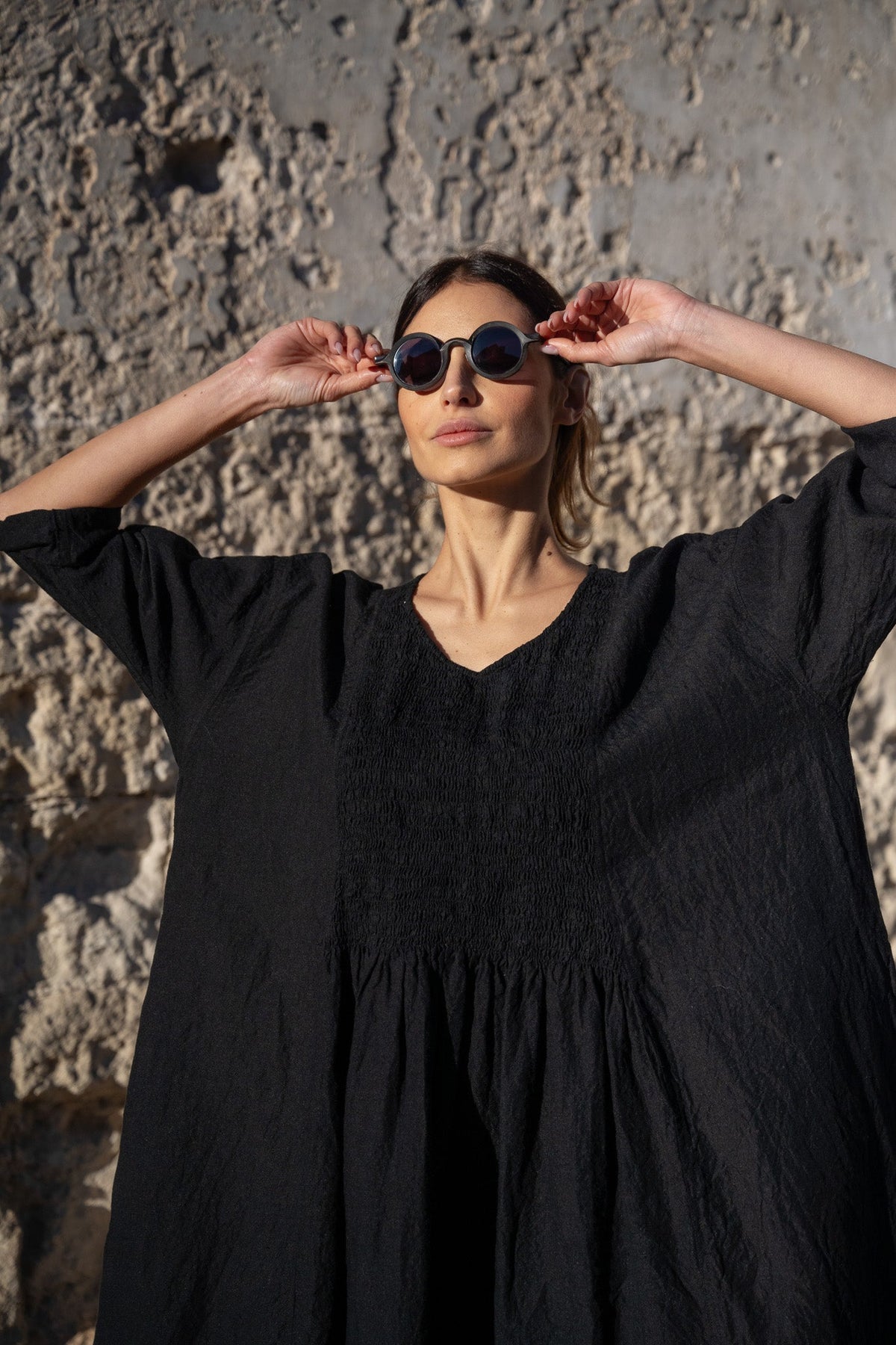 Meg By Design - Annabelle Dress Linen - Black
