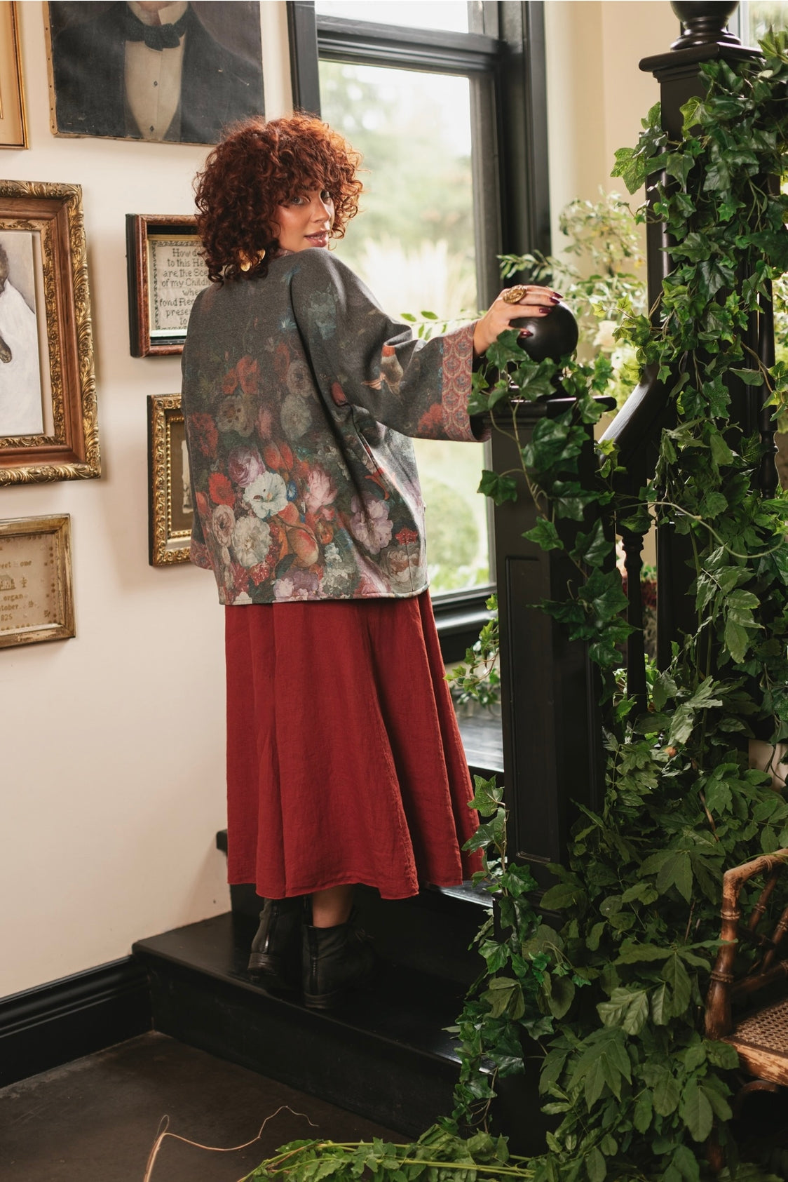 Market Of Stars - ‘Flight of Fancy’ Fleece Cottage Cardigan Kimono Jacket