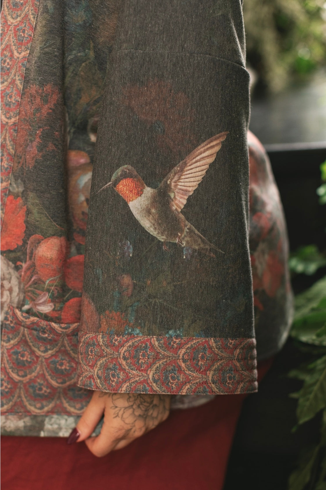 Market Of Stars - ‘Flight of Fancy’ Fleece Cottage Cardigan Kimono Jacket