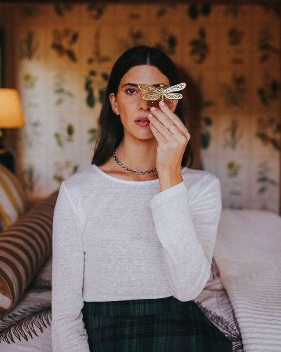 Montaigne - Perry - Linen Jersey Top