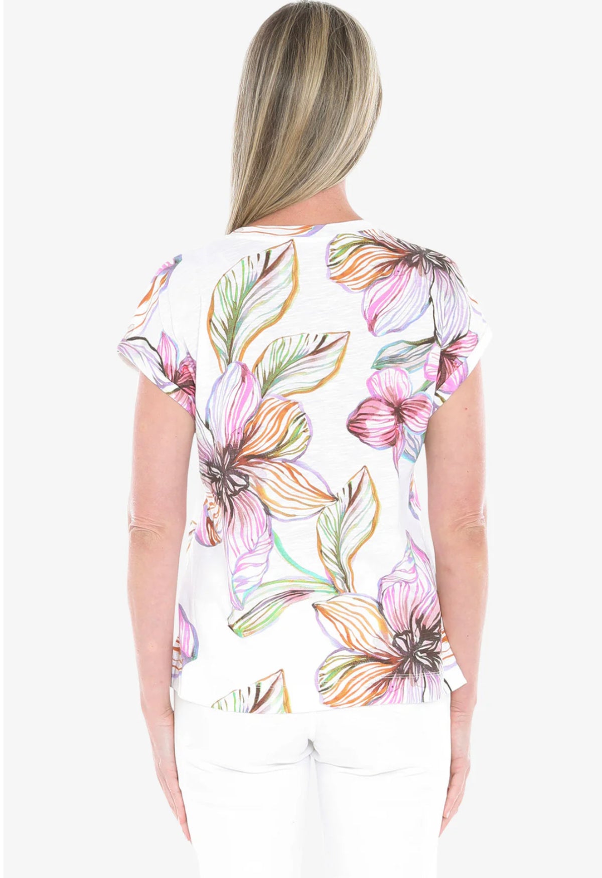 JUMP Clothing - Floraline Tee- Multi
