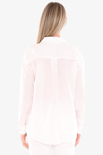 JUMP Clothing - Floraline LongSleeve Shirt - White