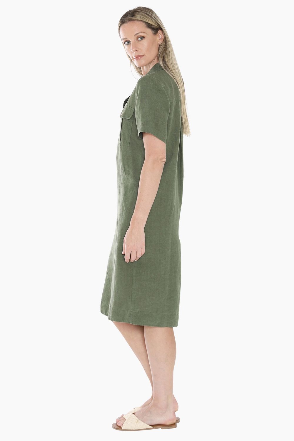JUMP Clothing - 2 Pocket Dress - Basil