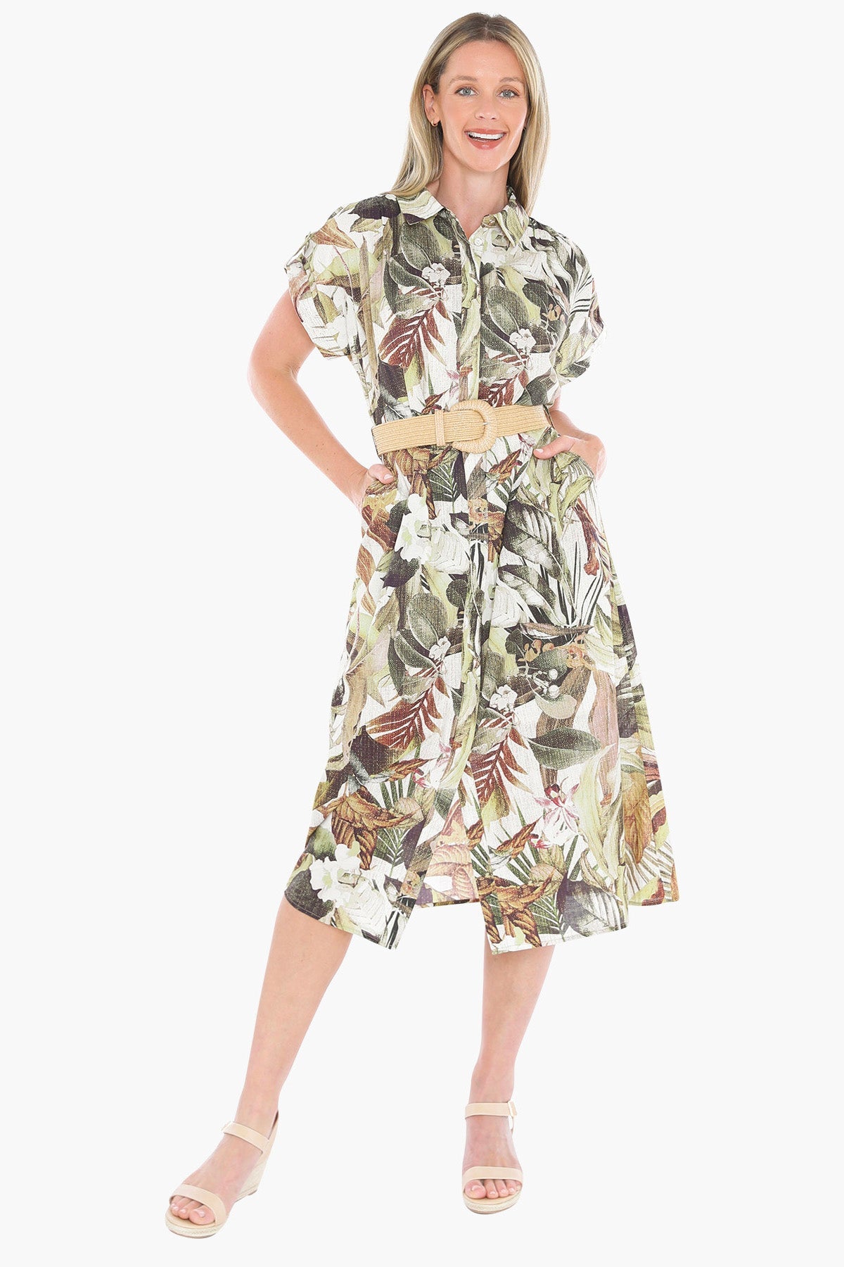 JUMP Clothing - Balmy Tropics Dress - Multi