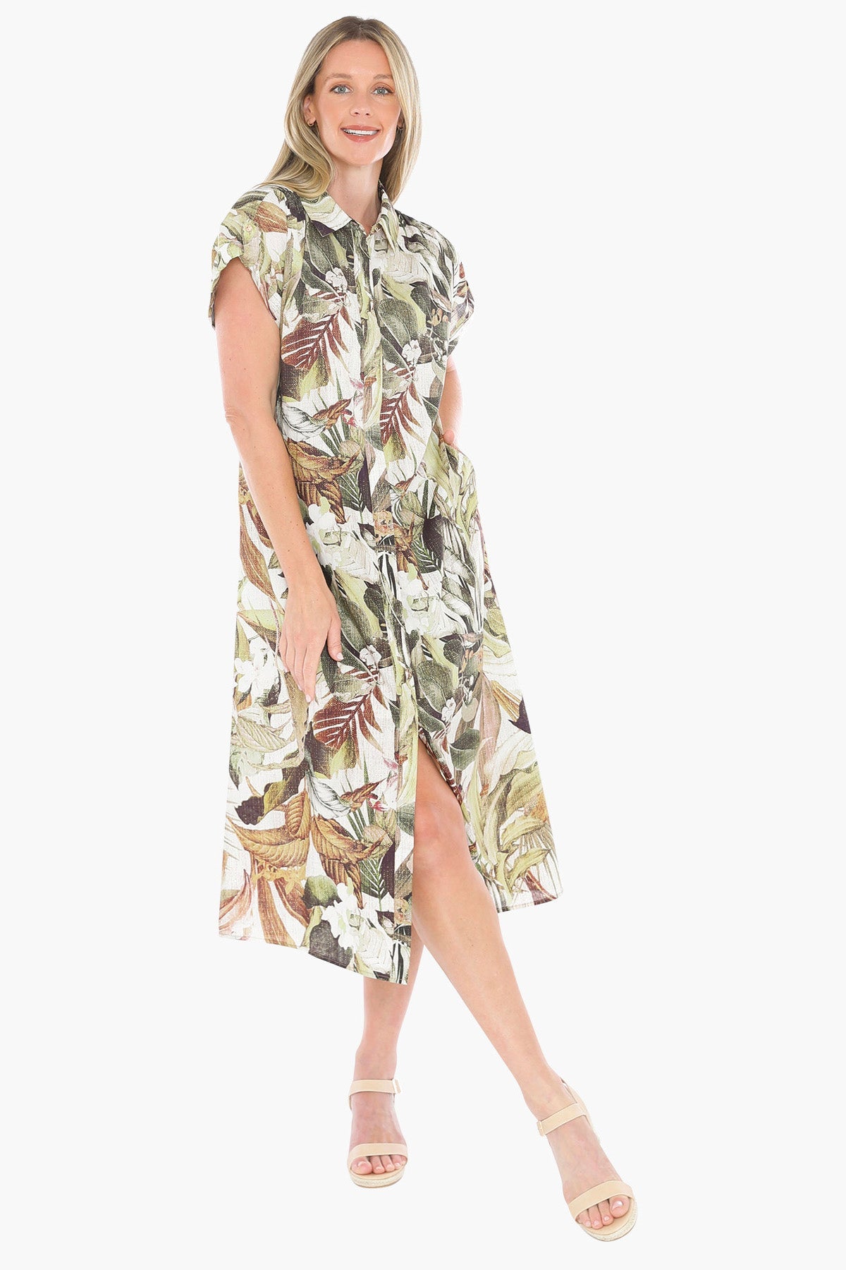 JUMP Clothing - Balmy Tropics Dress - Multi