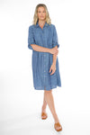 JUMP Clothing 2 Pocket Linen Dress - Various Colours