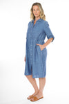 JUMP Clothing 2 Pocket Linen Dress - Various Colours