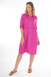 JUMP Clothing 2 Pocket Linen Dress - Various Colours