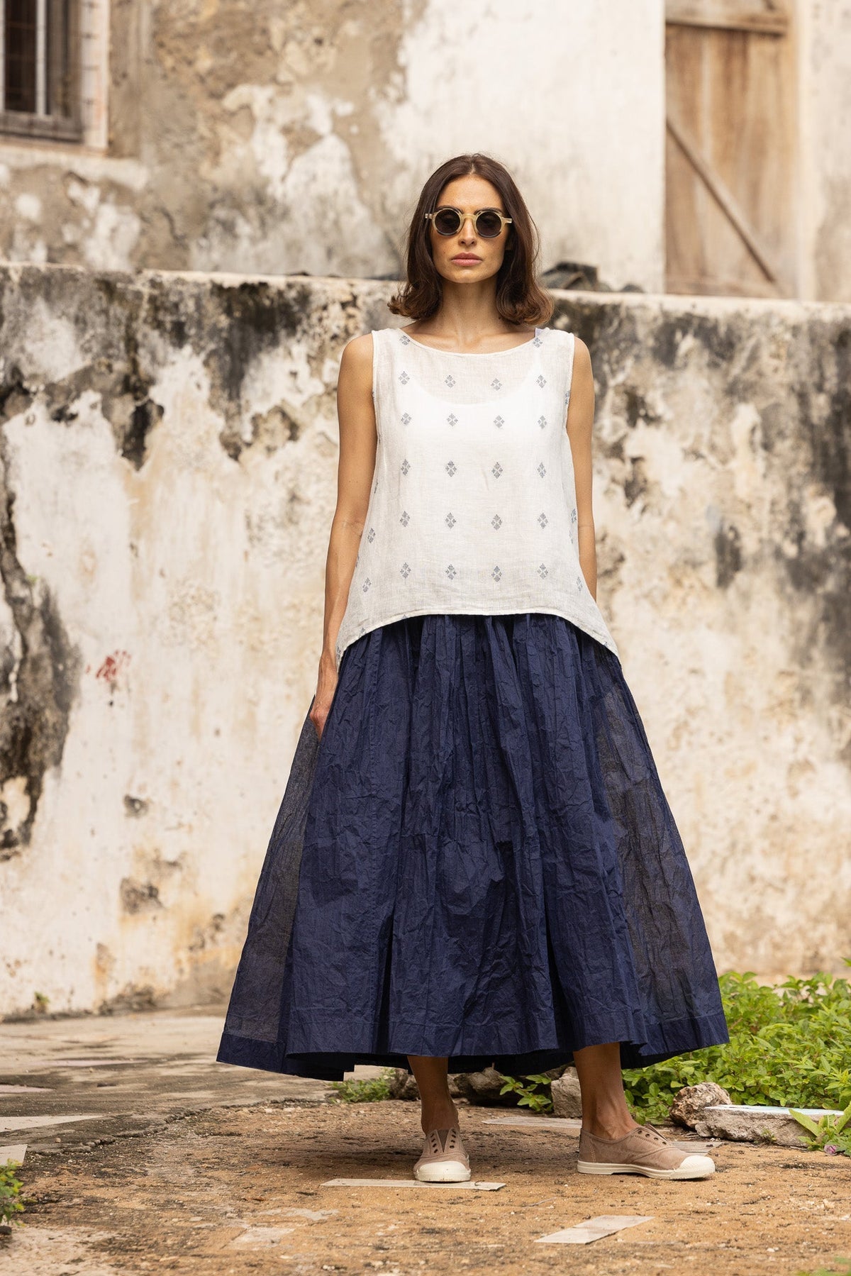 Meg By Design - Tutu Slip Dress Long Cotton Organdy - Various Colours