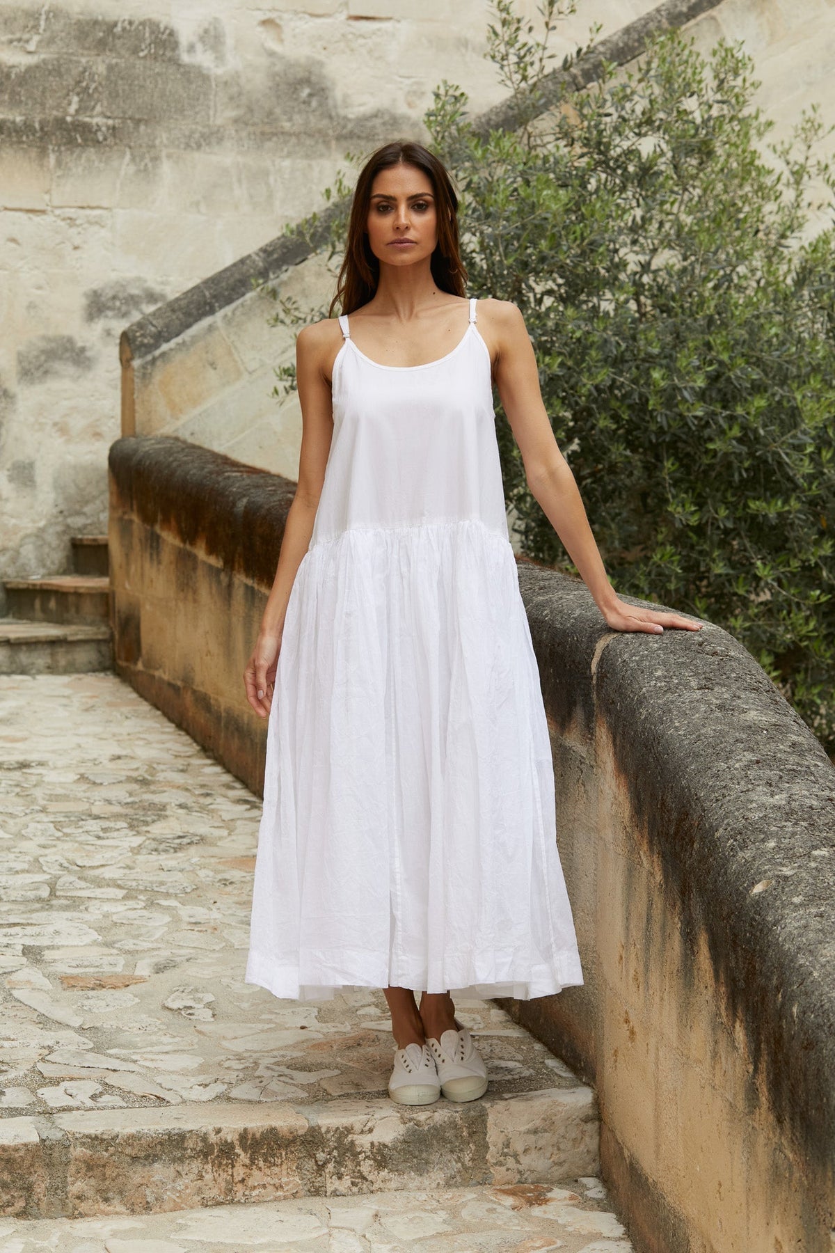 Meg By Design - Tutu Slip Dress Long Cotton Organdy - Various Colours
