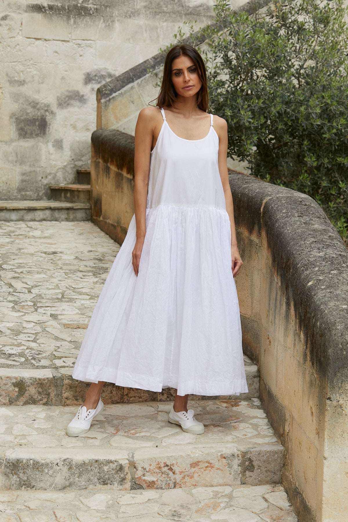 Meg By Design - Tutu Slip Dress Long Cotton Organdy - Various Colours