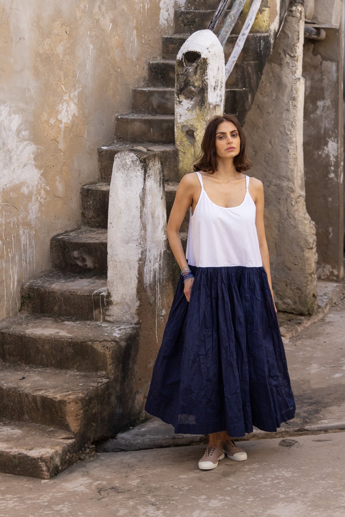 Meg By Design - Tutu Slip Dress Long Cotton Organdy - Various Colours