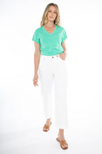 JUMP Clothing Coloured Wide Leg Jean - White