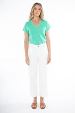 JUMP Clothing Coloured Wide Leg Jean - White