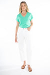 JUMP Clothing Coloured Wide Leg Jean - White