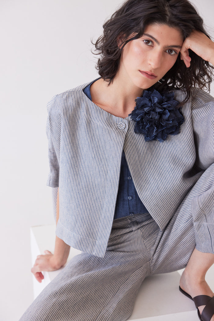Eva’s Sunday - Handmade Fabric Flower Brooch