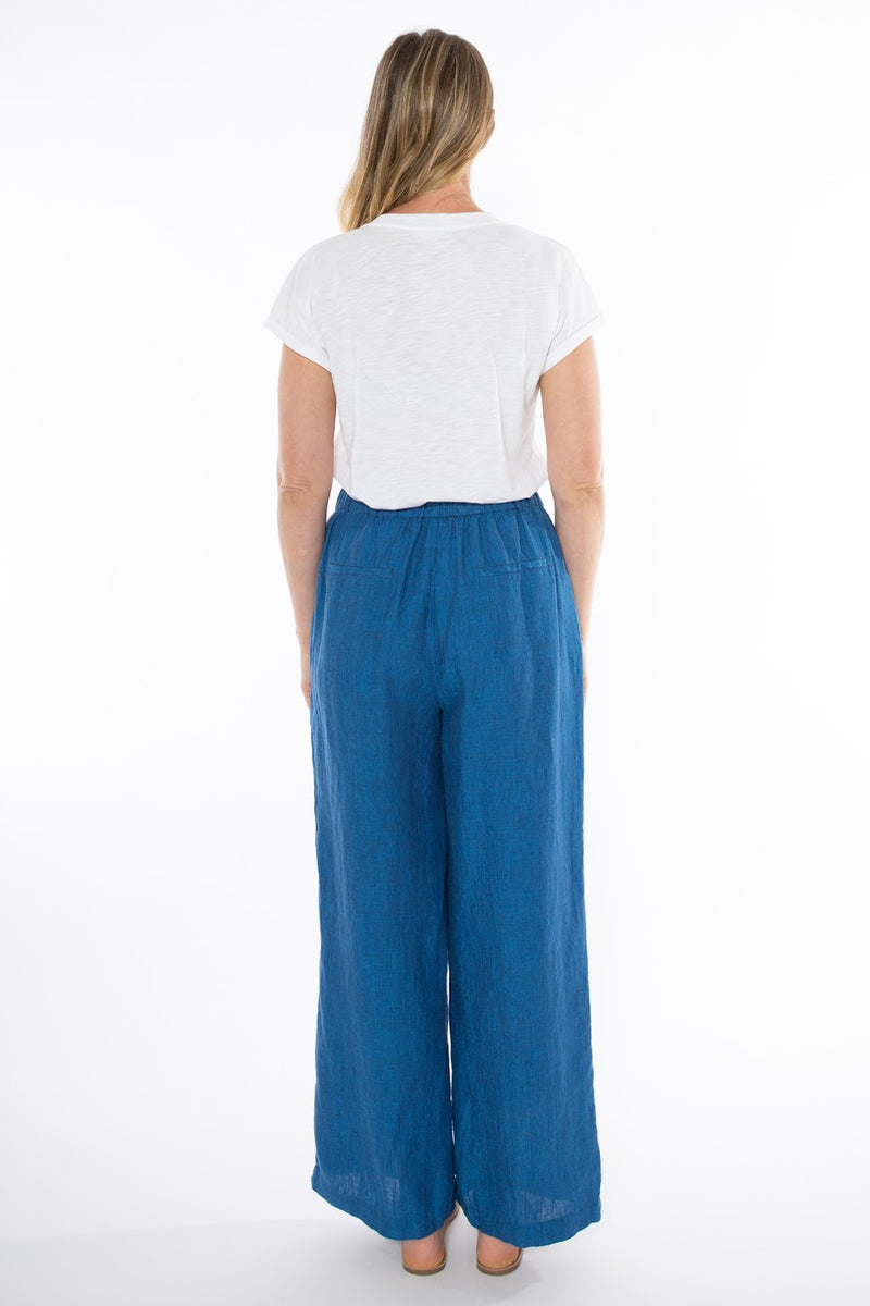 JUMP Clothing Wide Leg Linen Pants - Various Colours