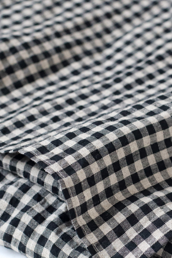Eva’s Sunday - Ginza - Drop Crotch Pant -  Black Gingham