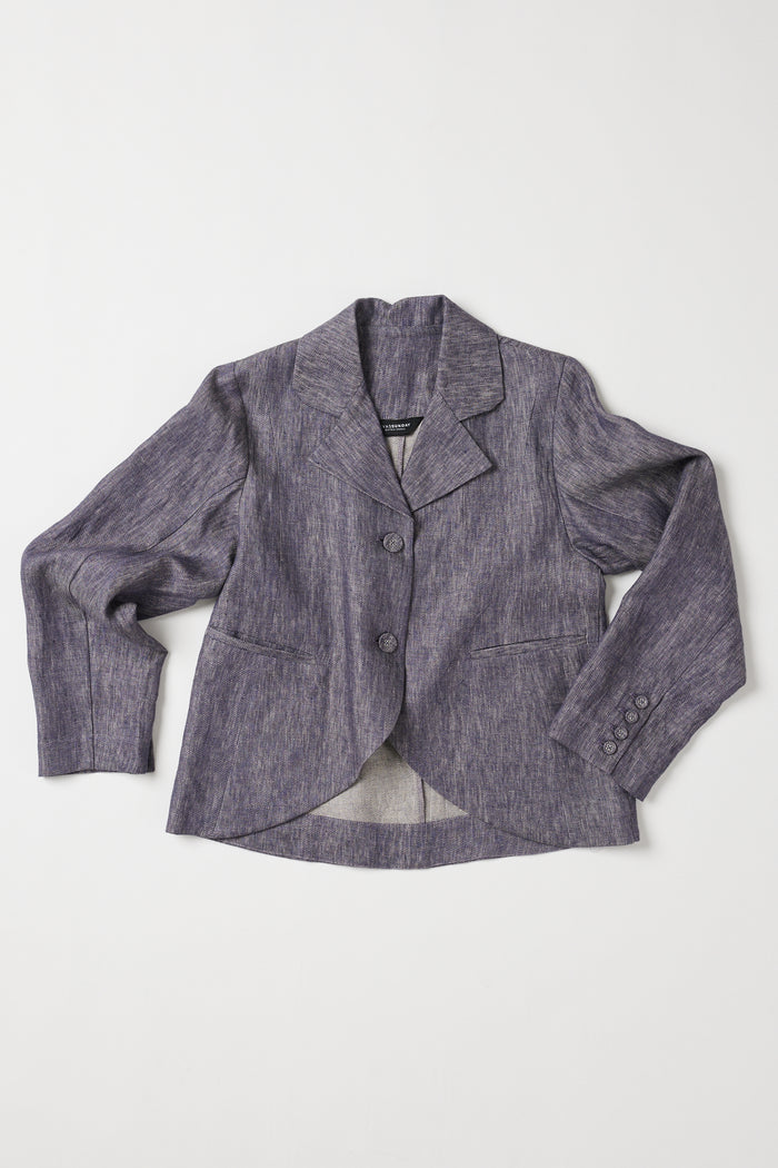 Eva’s Sunday - Conran - Linen Blazer - Dusty Denim