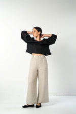 Eva’s Sunday ‘Bowie’ Linen Pant - Neutral - LAST ONE - Size XS