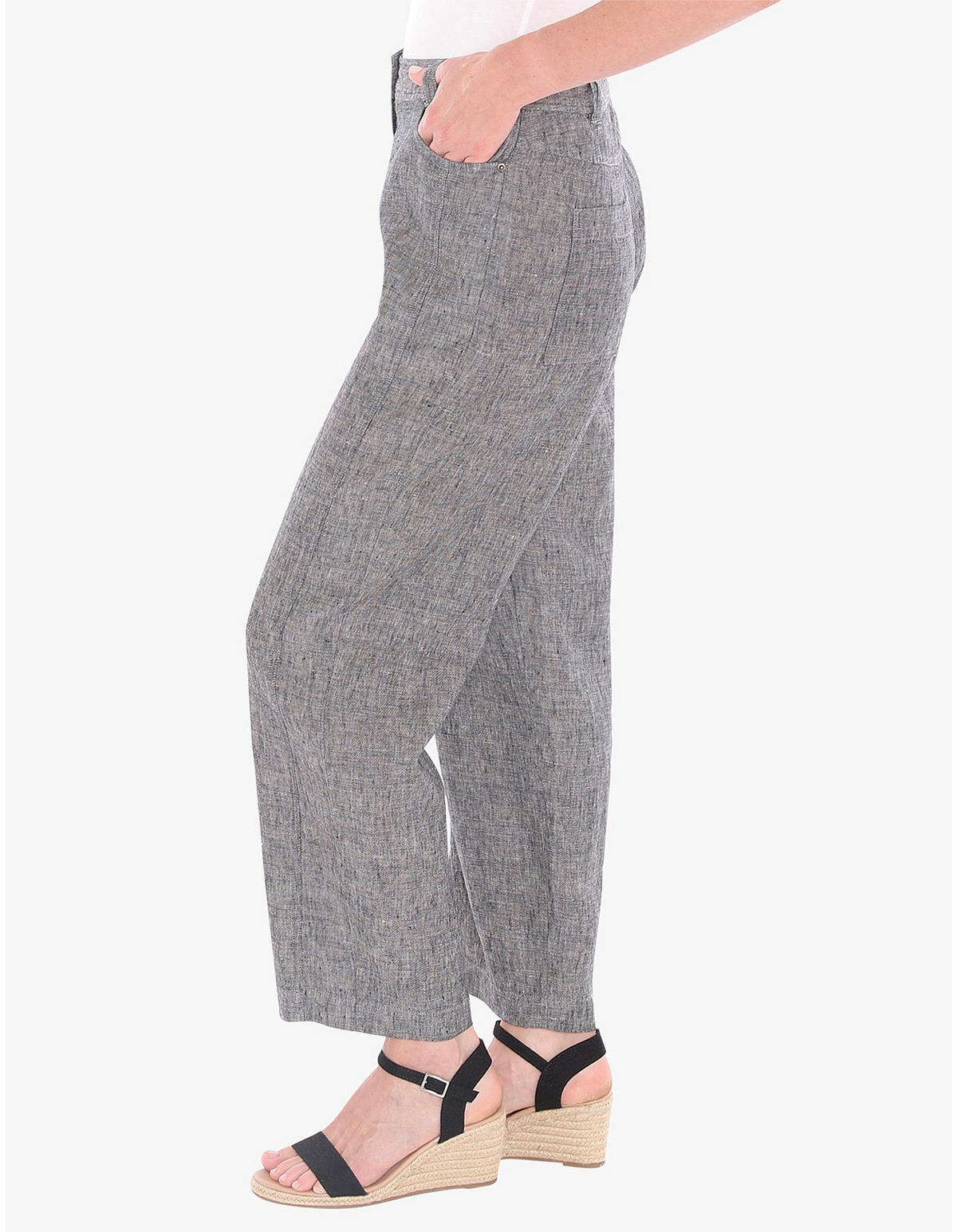 JUMP Clothing - Linen Jean Pant - Blackstone