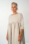 Eva’s Sunday ‘Cora’ Linen Dress - Natural