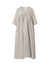 Eva’s Sunday ‘Cora’ Linen Dress - Natural