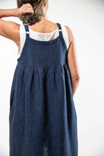 Eva’s Sunday ‘Dolly’ Linen Dress - Navy