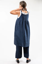 Eva’s Sunday ‘Dolly’ Linen Dress - Navy