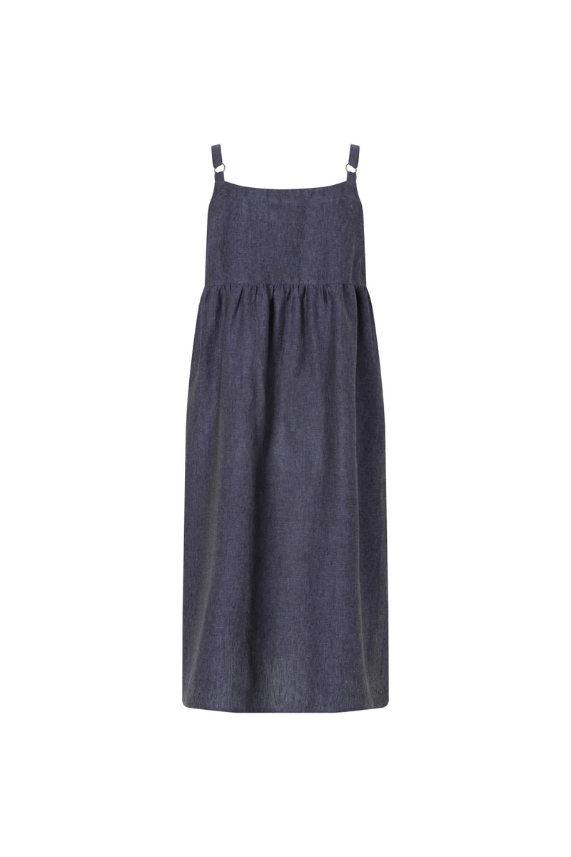 Eva’s Sunday ‘Dolly’ Linen Dress - Navy