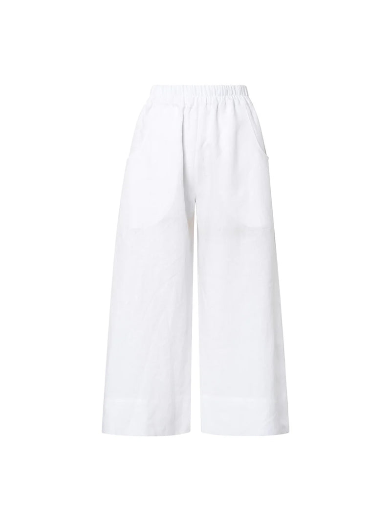 Eva’s Sunday ‘Oliver’ Linen Pant - White