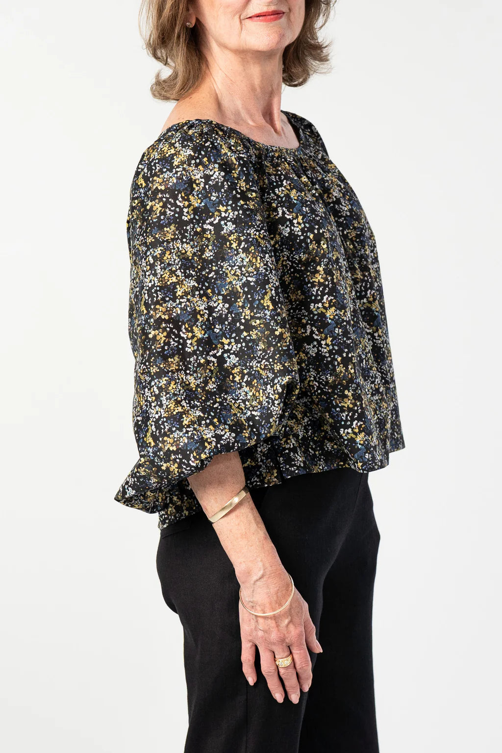 Eva’s Sunday ‘Pia’ Top - Reflections - LAST ONE - Size XL