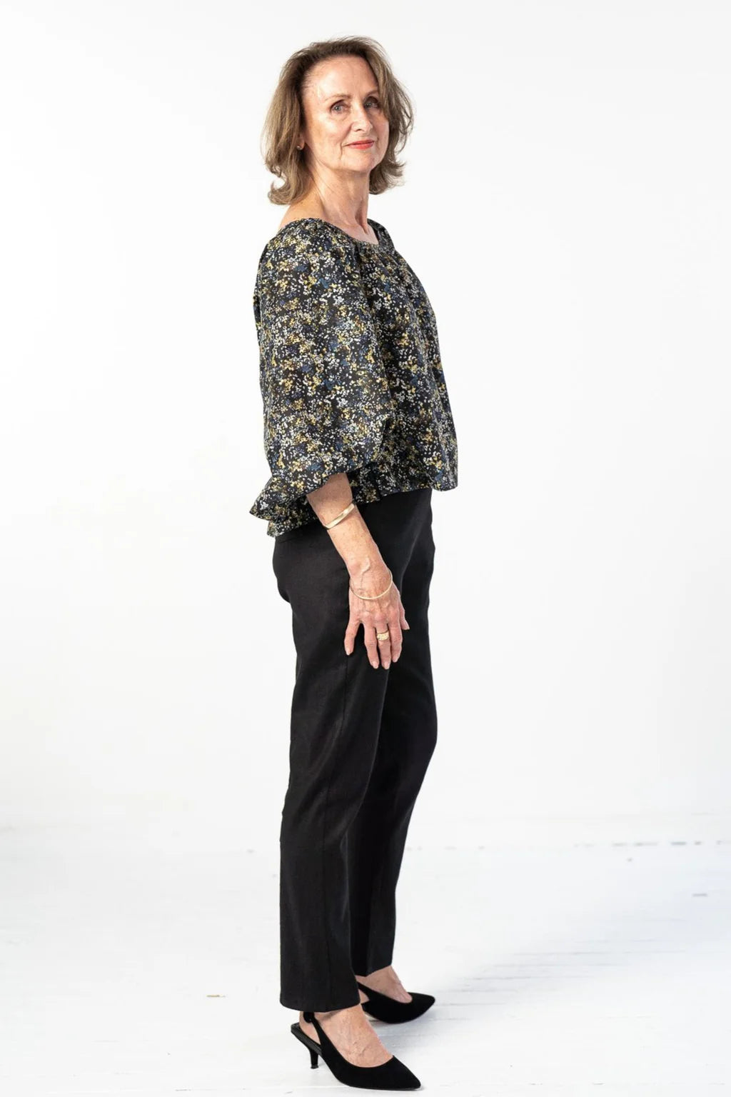 Eva’s Sunday ‘Pia’ Top - Reflections - LAST ONE - Size XL