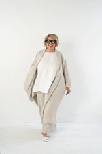 Eva’s Sunday ‘Taylor’ Linen Jacket - Neutral