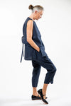 Eva’s Sunday ‘Teddy’ Linen Pant - Navy