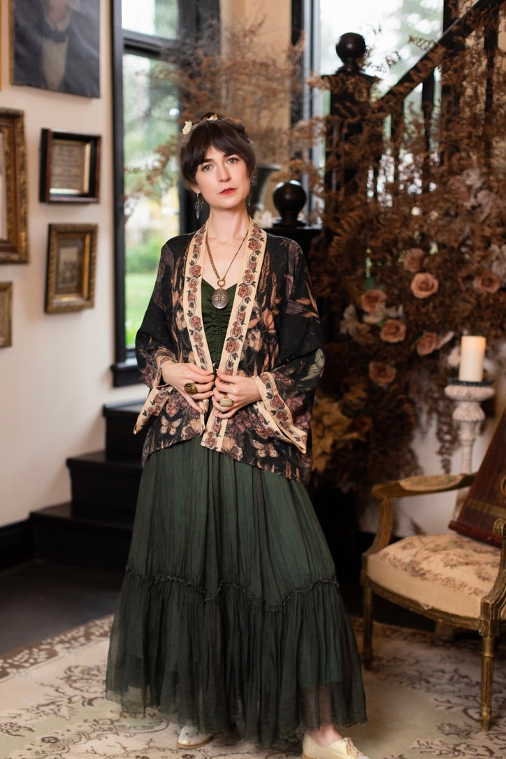 PRE-ORDER - Market Of Stars - Momento - Pixie Duster Crop Kimono - Starling & Skull