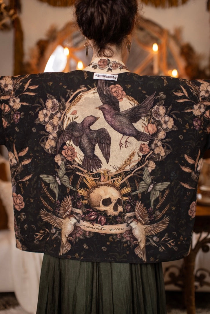 PRE-ORDER - Market Of Stars - Momento - Pixie Duster Crop Kimono - Starling & Skull