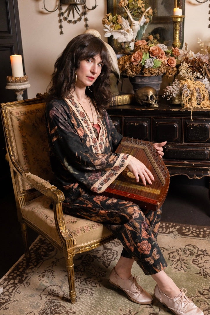 PRE-ORDER - Market Of Stars - Momento - Pixie Duster Crop Kimono - Starling & Skull