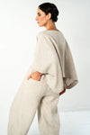 Eva’s Sunday ‘Todd’ Linen Pant - Neutral