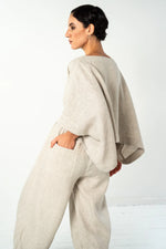 Eva’s Sunday ‘Todd’ Linen Pant - Neutral