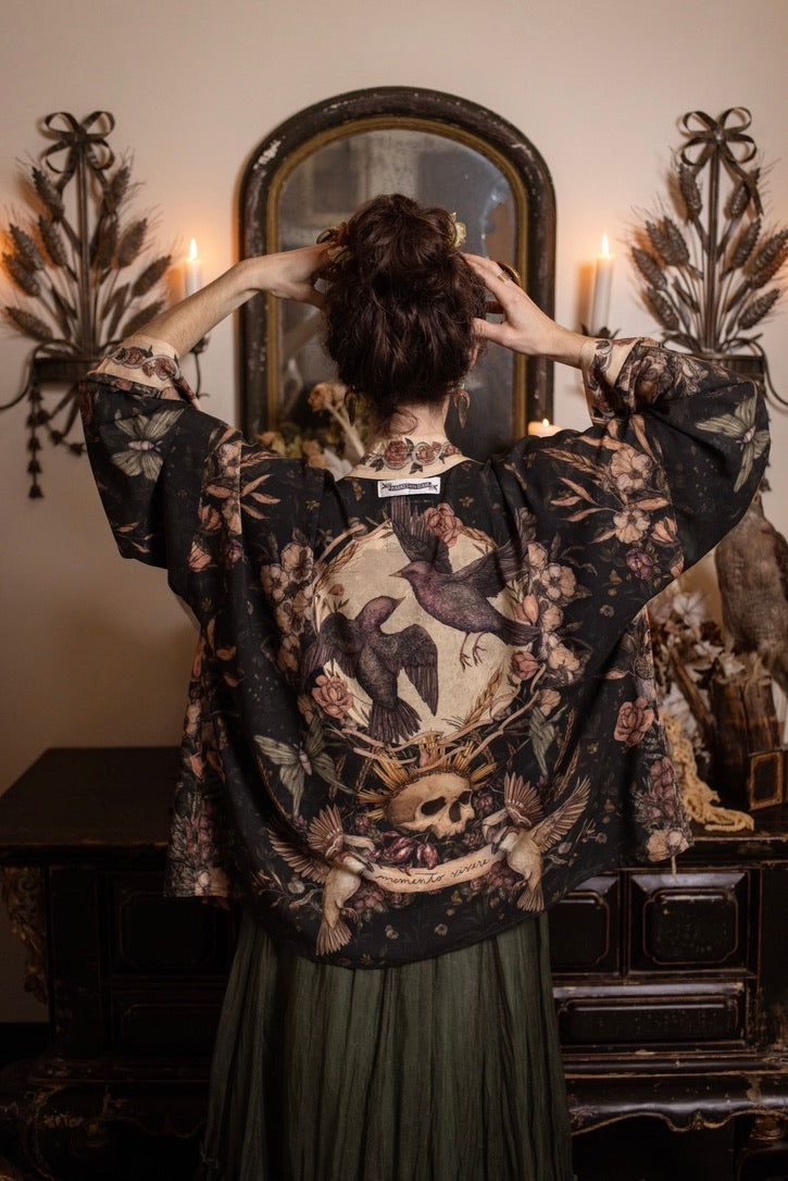 PRE-ORDER - Market Of Stars - Momento - Pixie Duster Crop Kimono - Starling & Skull