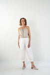 Eva’s Sunday ‘Todd’ Linen Pant - White