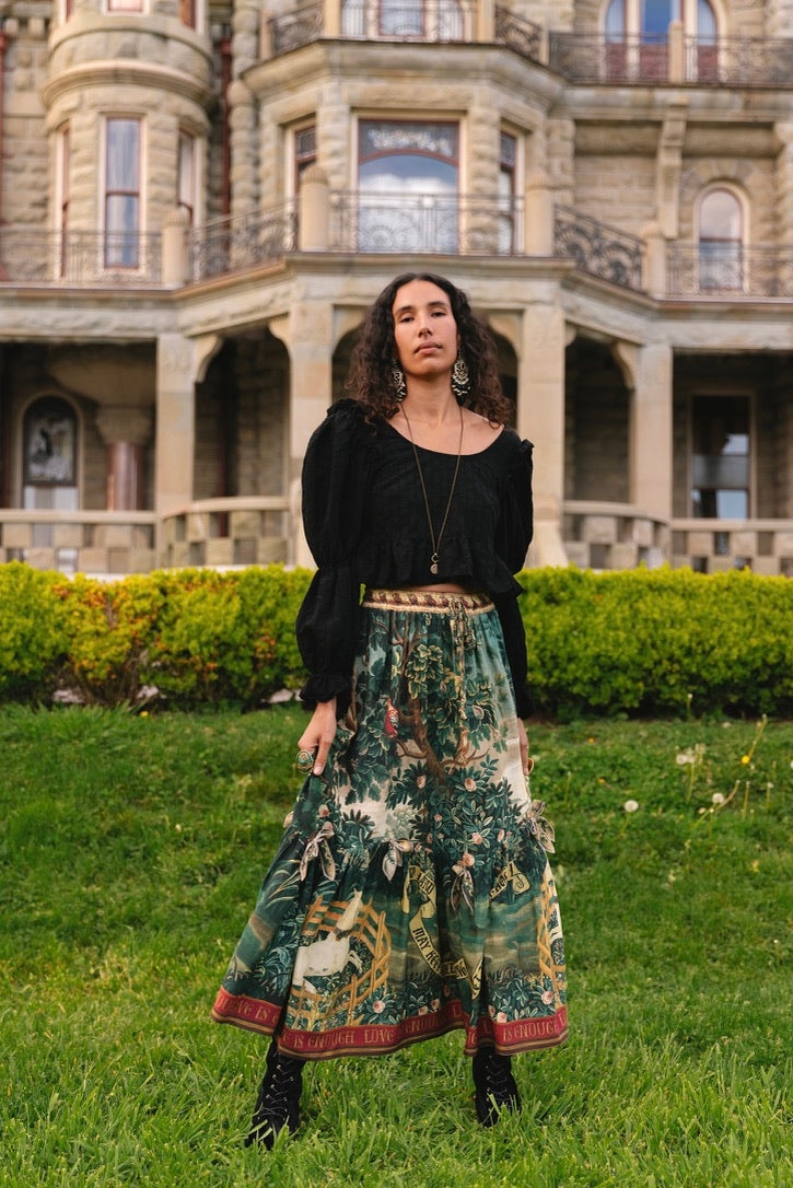 PRE-ORDER - Market Of Stars - Wildheart  - Skirt W/Pockets - Tassels & Unicorn
