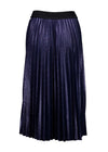 Olga De Polga ‘Champagne’ Pleat Skirt - Navy