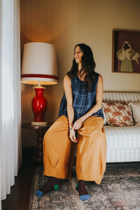 Montaigne - Eadie - French Linen Pants with Drawstring - 103