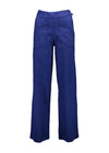 Olga De Polga ‘Peggy’ Long Linen Pants - Lino Cobalt Blue