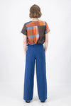 Olga De Polga ‘Peggy’ Long Linen Pants - Lino Cobalt Blue - LAST PAIR - XXXL