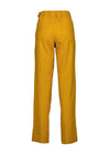 Olga De Polga ‘Peggy’ Long Linen Pants - Lino Yellow